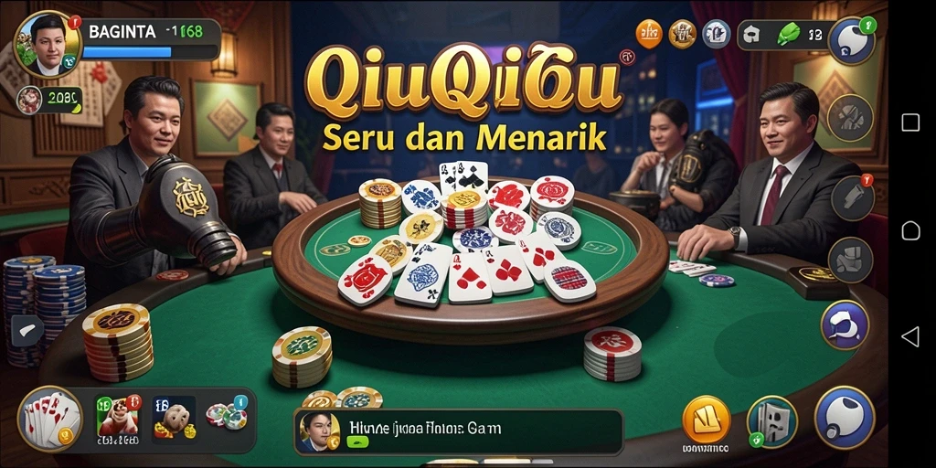 Screenshot gameplay QiuQiu BAGINTA168 yang menampilkan aksi seru.