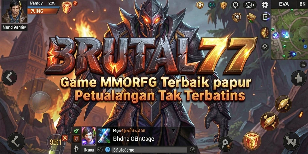 Gameplay BRUTAL77 yang seru dan menantang di dunia MMORPG.