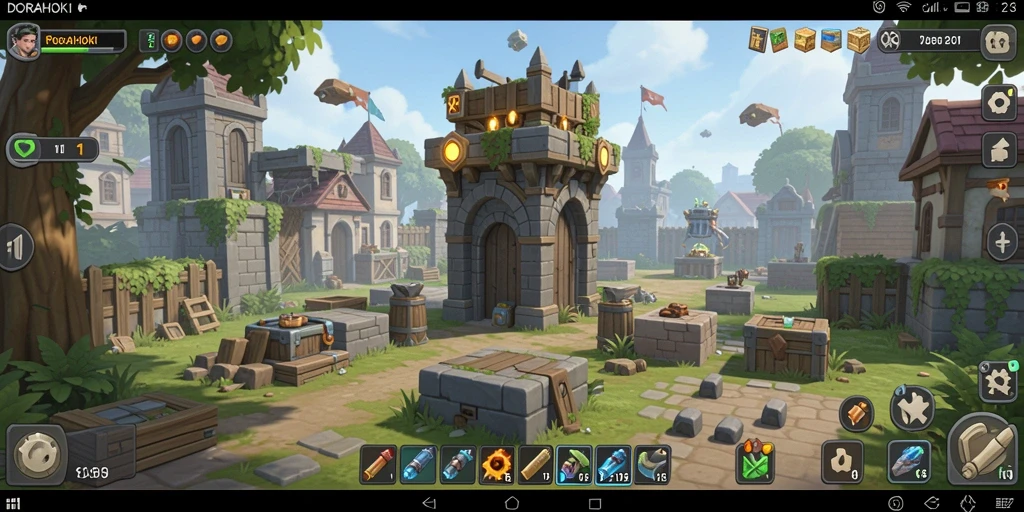 Tampilan gameplay Tower Defense yang menarik dan penuh tantangan.