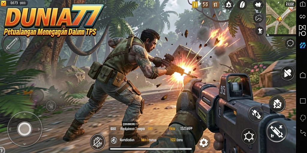 Screenshot dari gameplay DUNIA77 menampilkan aksi seru dan grafis yang menawan.