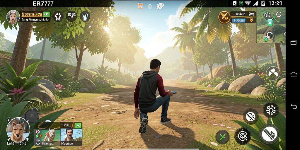 Tampilan gameplay ER777 yang menarik dan penuh warna.