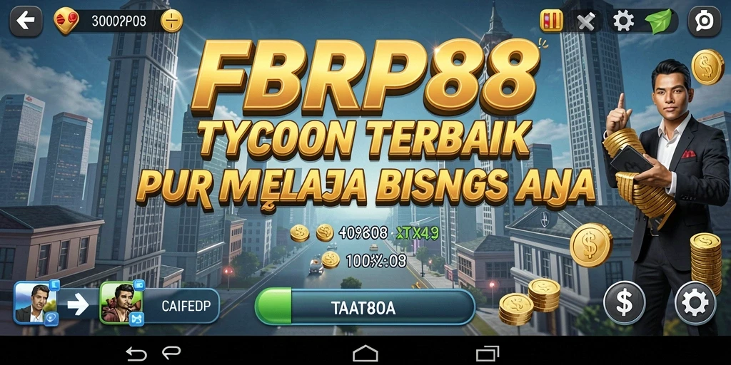 Tampilan gameplay FBRP88 yang menampilkan strategi bisnis yang menarik.