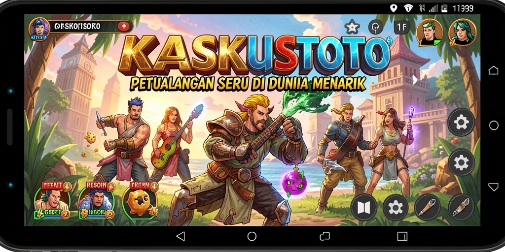 Tangkapan layar KASKUSTOTO menunjukkan aksi petualangan yang seru.