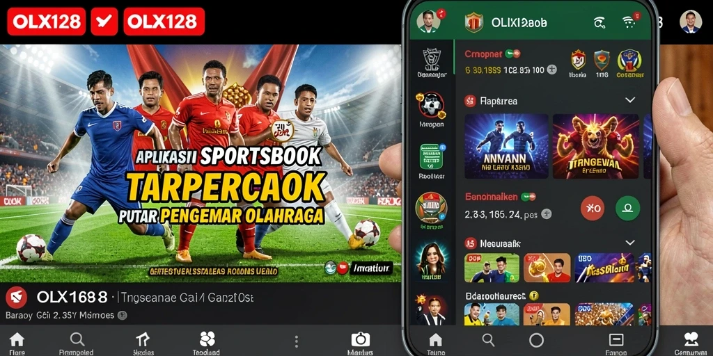 Tampilan utama OLX128 dengan pilihan taruhan yang beragam dan menarik.