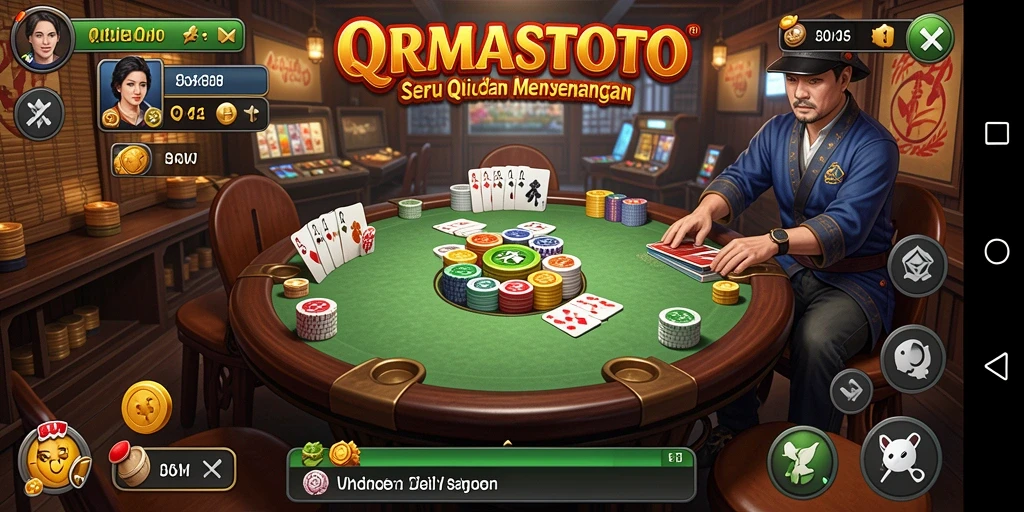 Tampilan gameplay QiuQiu yang menarik dan seru di ORMASTOTO.