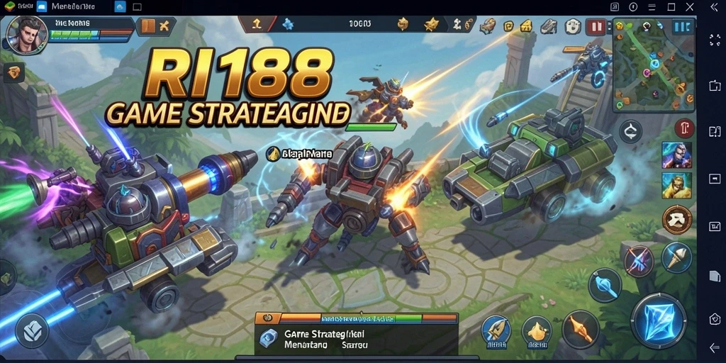 Tangkapan layar gameplay RI188 menunjukkan aksi strategis dalam membangun kerajaan.