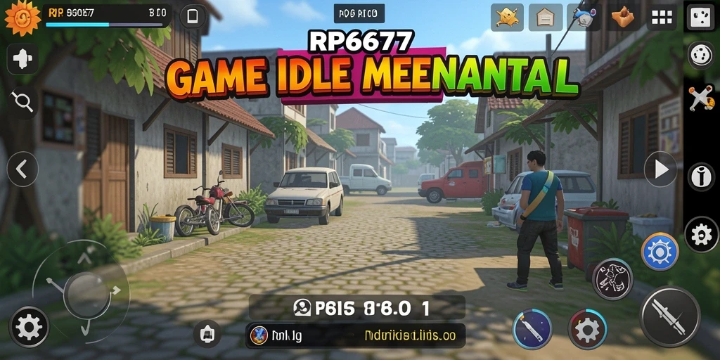 Tampilan gameplay RP6677 yang menampilkan mekanisme idle.