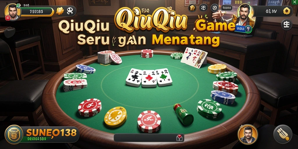 Tampilan gameplay seru dan interaktif dari SUNEO138 QiuQiu.