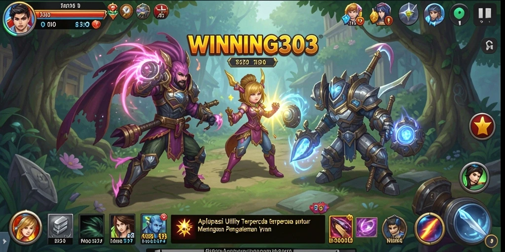 Tampilan menarik dari aplikasi WINNING303 saat digunakan untuk mengatur tugas.